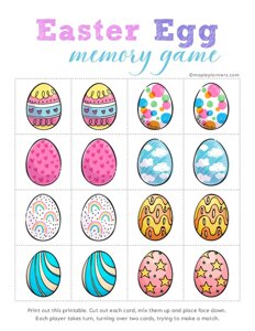 🕹️ Play Easter Memory Game: Free Online Easter Egg & Bunny Rabbit Memory  Card Matching Video Game for Kids & Adults