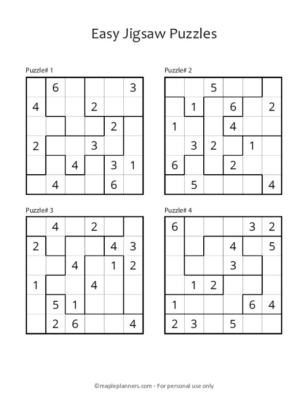Sudoku #1013 and #1014 (Easy) - Free Printable Puzzles