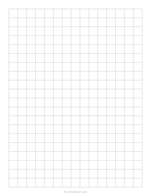12 inch graph paper printable