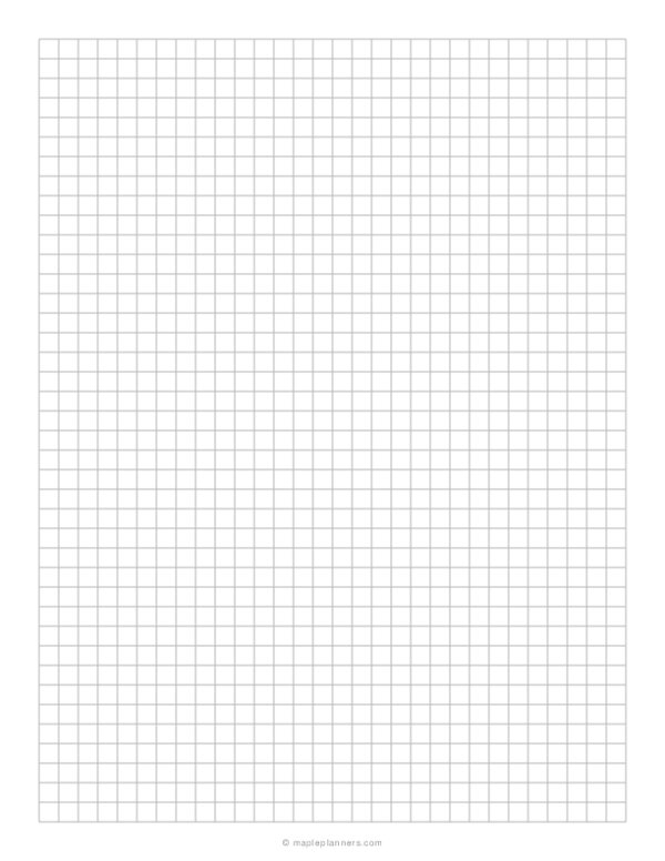 Printable 1/4 Graph Paper - Printable World Holiday