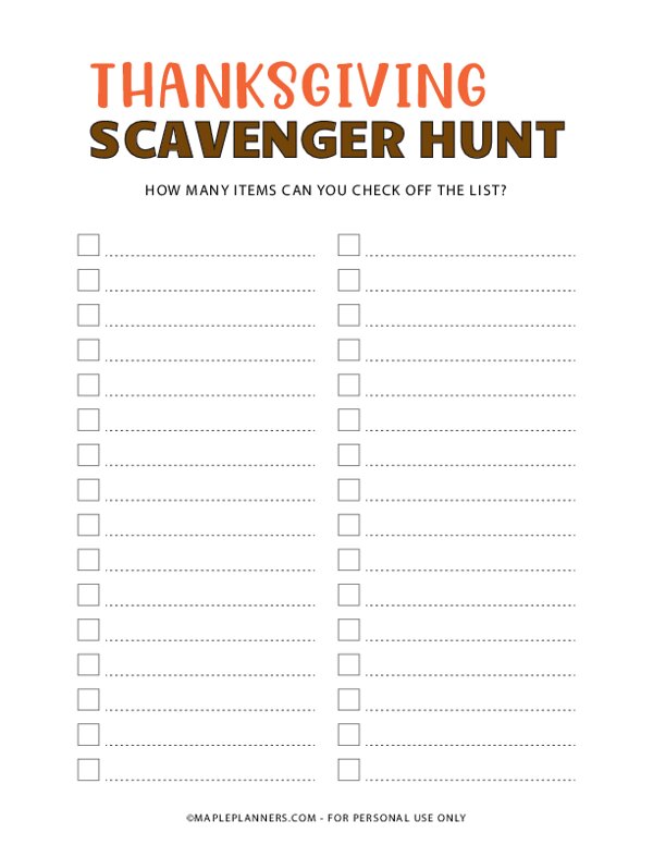 FREE Camping Scavenger Hunt (2 Printable Versions!) - Leap of Faith Crafting