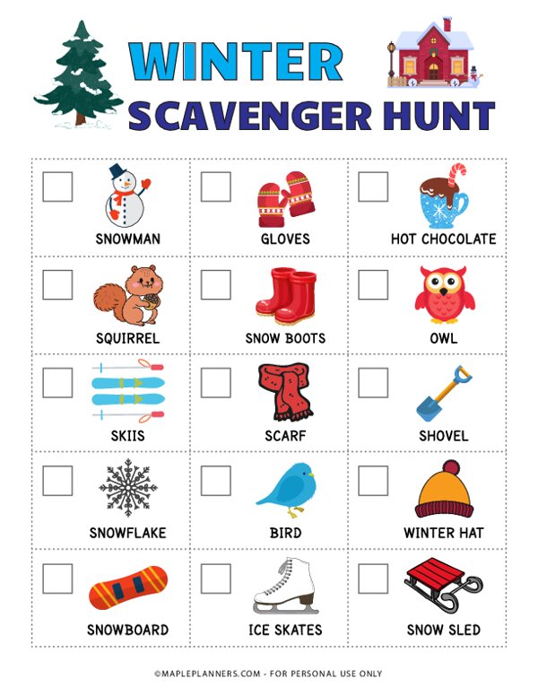 40 Creative Free Scavenger Hunt Ideas for Kids