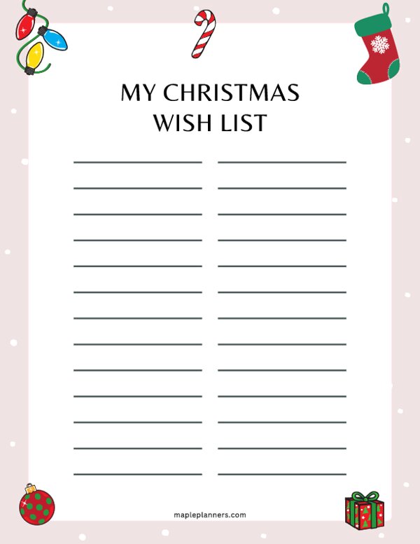 Christmas Wish List - #4