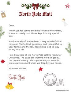 Letter from Santa - #2