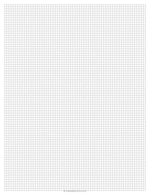 1/8 Inch Graph Paper Printable