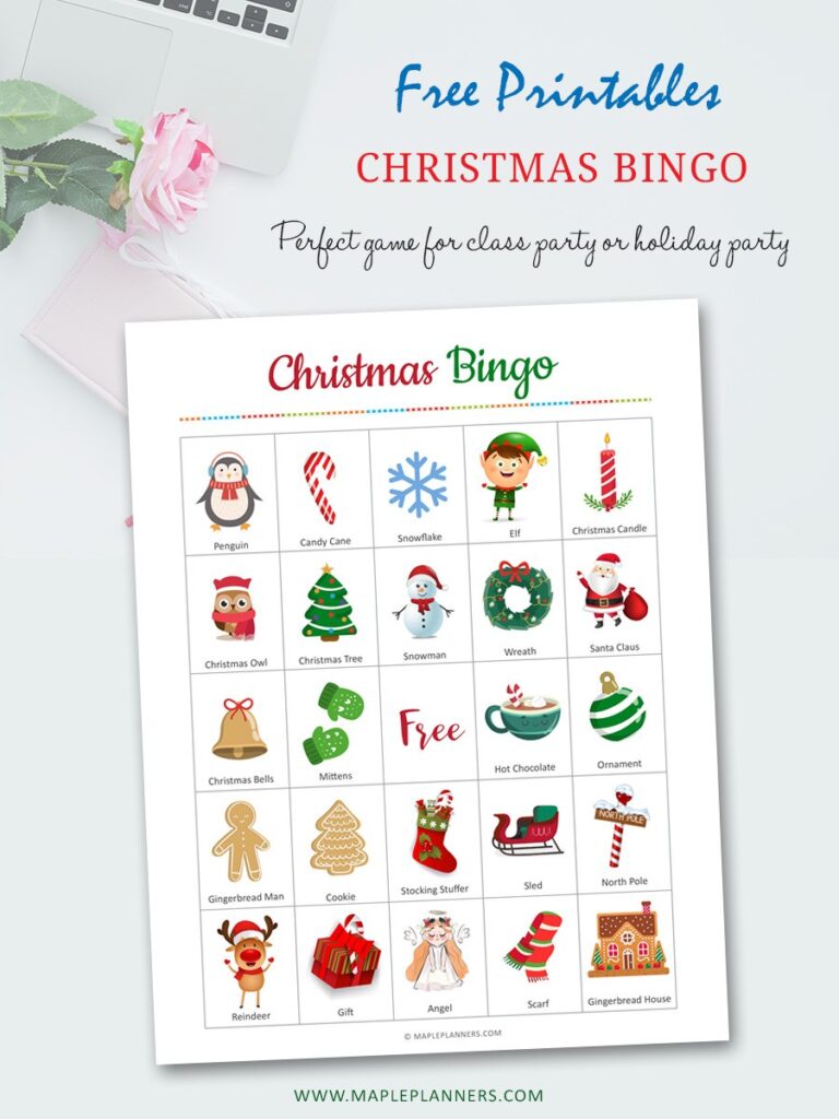 Christmas Bingo Game Printable