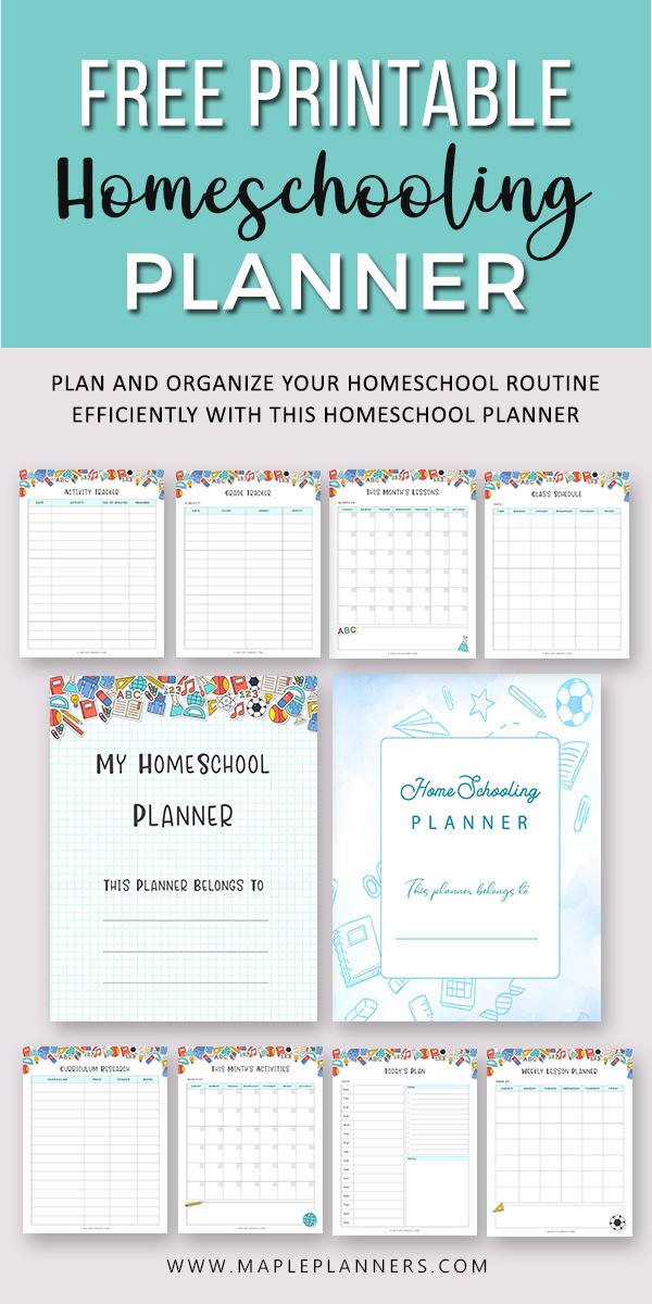 Free Printable Homeschool Planner Best Homeschool Planning Resource