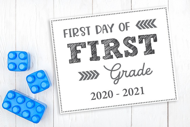 First Day Of School Signs Free Printable Editable 