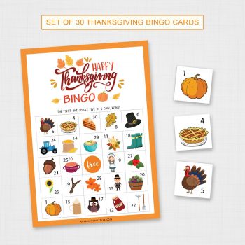 Free Thanksgiving Bingo Printable | Fun Activities for Kids