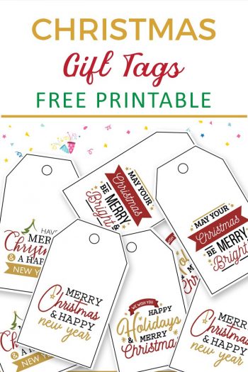 Printable Christmas Gift Tags for Christmas Presents