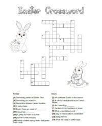 Free Printable Easter Crossword Puzzle | Fun Easter Activities for Kids