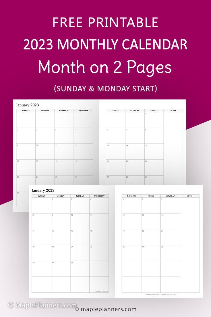 2023-monthly-calendar-free-printable