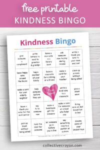 Acts of Kindness Bingo Printable